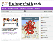 Tablet Screenshot of ergotherapie-ausbildung.de