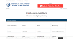 Desktop Screenshot of ergotherapie-ausbildung.net